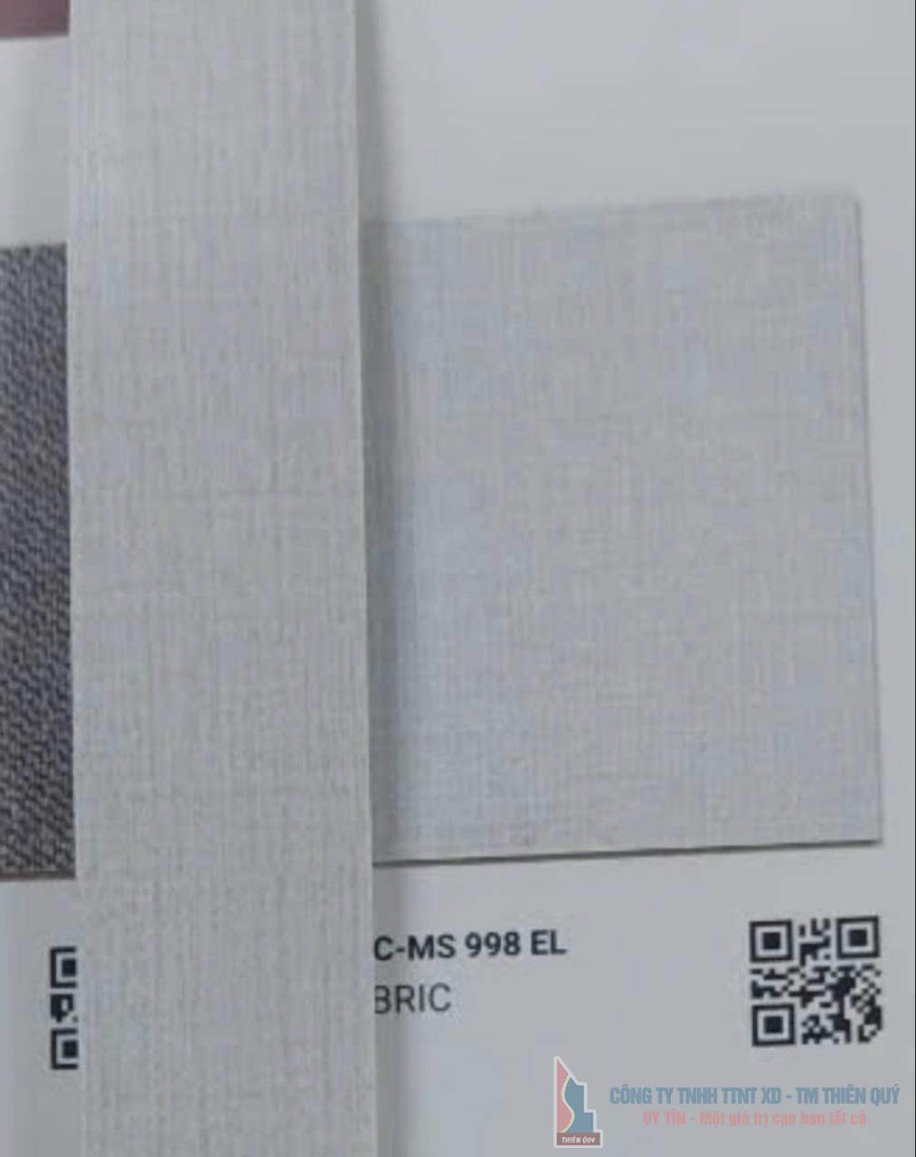 Chỉ nhựa PVC mã màu 998AC